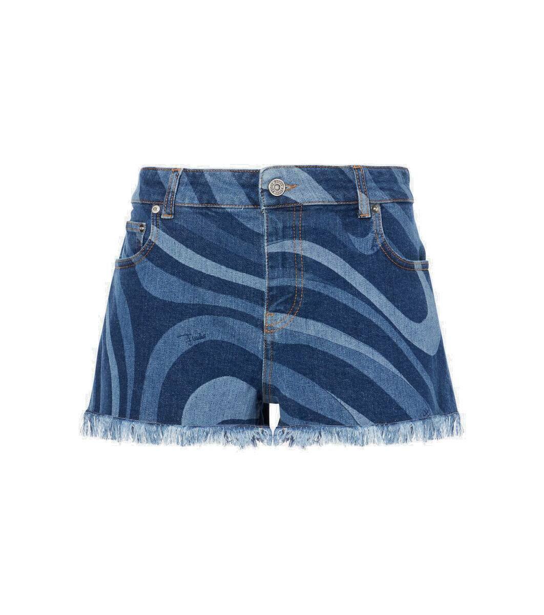 Pucci Marmo denim shorts Emilio Pucci