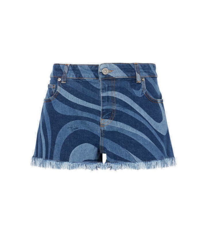 Photo: Pucci Marmo denim shorts