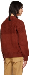 Jil Sander Red Crewneck Sweater