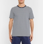 Albam - Striped Cotton-Jersey T-Shirt - Men - Navy