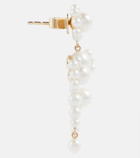 Sophie Bille Brahe - Fontaine de Marguerites 14kt gold and pearls earrings