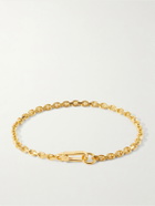 Mikia - Gold-Plated Sterling Silver Sapphire Bracelet - Gold