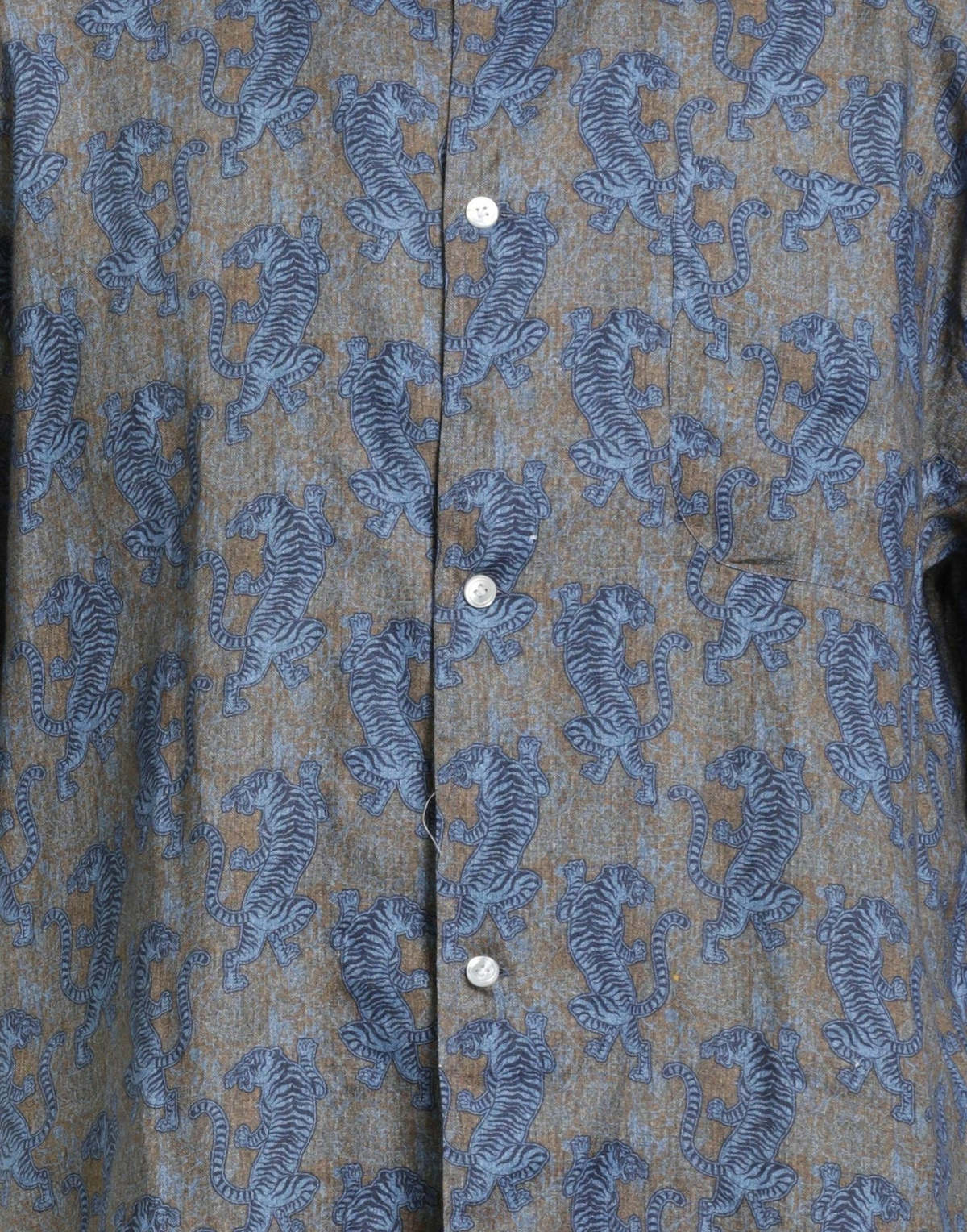 De Petrillo Mens Shirt Mustard