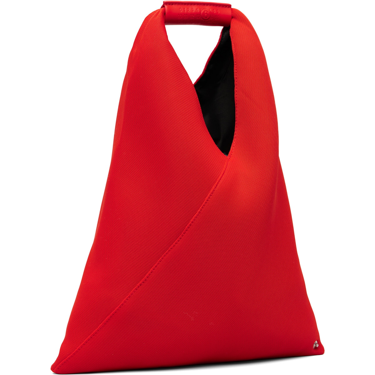 MM6 Maison Margiela Orange Small Triangle Tote