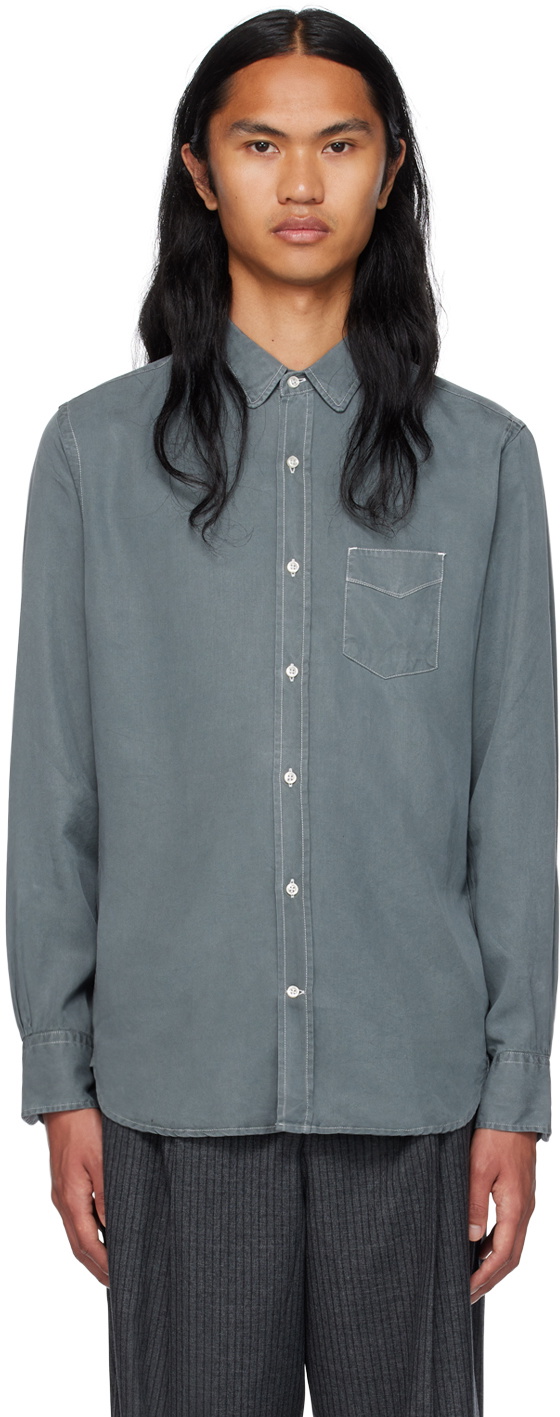 Officine Générale Gray Lipp Shirt Officine Generale