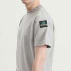 Adidas Men's No Wash Logo T-Shirt in Medium Grey Heather