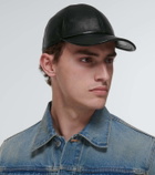 Prada Leather baseball cap