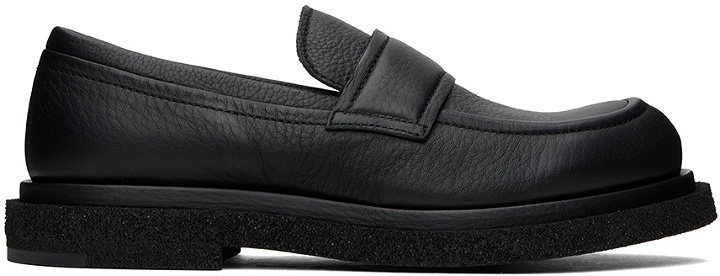 Photo: Officine Creative Black Tonal 012 Loafers