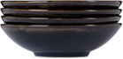 Jars Céramistes Navy Tourron Deep Soup Plate Set, 4 pcs