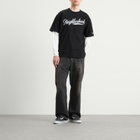 Neighborhood Men's Washed Denim DP Wide Jeans in Black