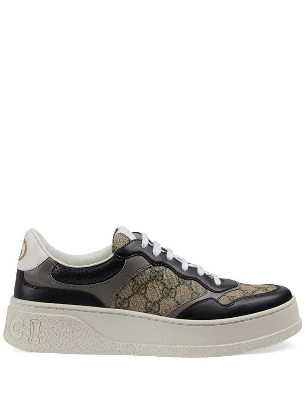 Photo: GUCCI - Leather Sneaker With Logo