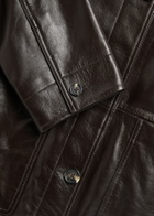 Rag & Bone Mala Leather Jacket Brown