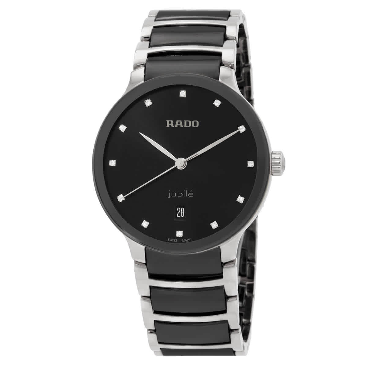 Rado Centrix Automatic Diamond Black Dial Unisex Watch R30018742