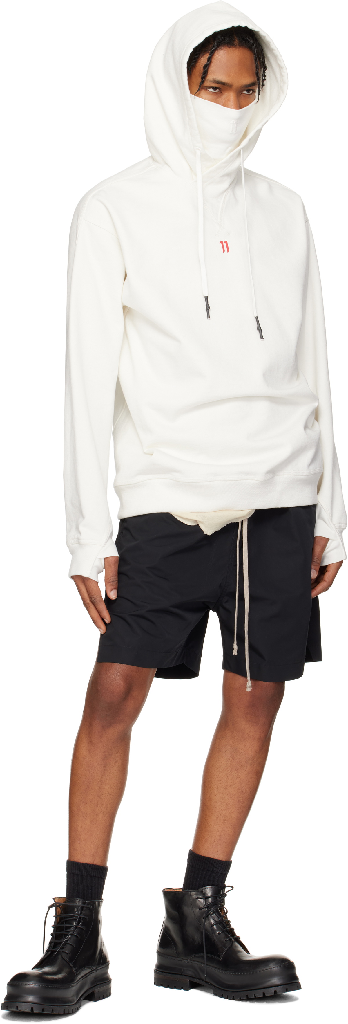 11 by Boris Bidjan Saberi Off-White H2 Hoodie