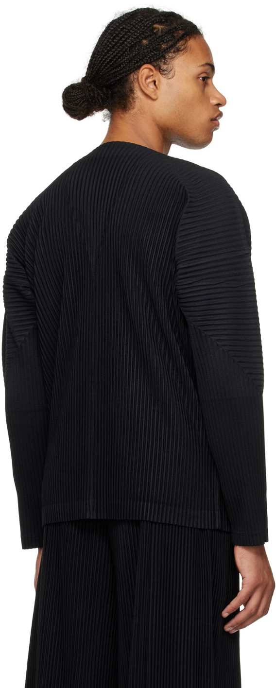 ニット・セーター HOMME PLISSE' ISSEY MIYAKE 'Basics' cardigan Black Basics Cardigan in Black – SVRN