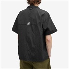 Manastash Men's River Short Sleeve Shirt in Black
