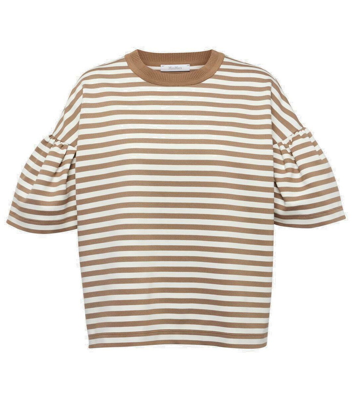 Photo: Max Mara Peirak striped jersey T-shirt