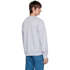 Kenzo Grey Fishnet Logo Sweatshirt