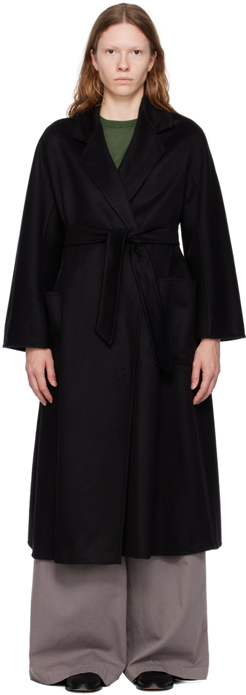 Max Mara Black Ludmilla Icon Coat Max Mara