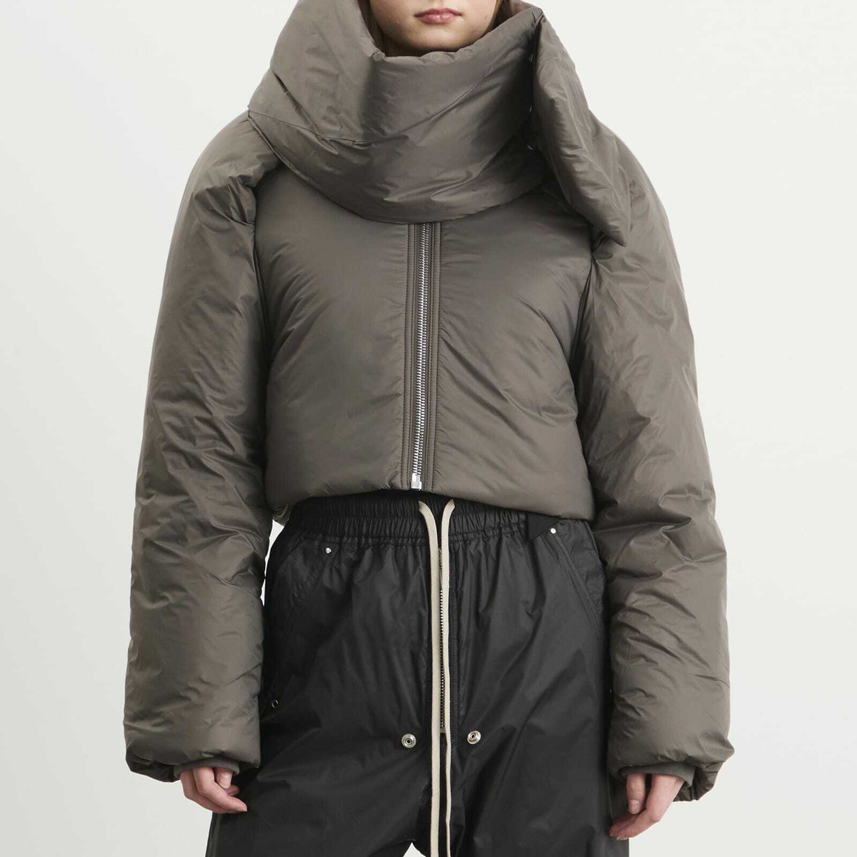Rick Owens DRKSHDW Women's Convertible Padded Jacket in Bronze