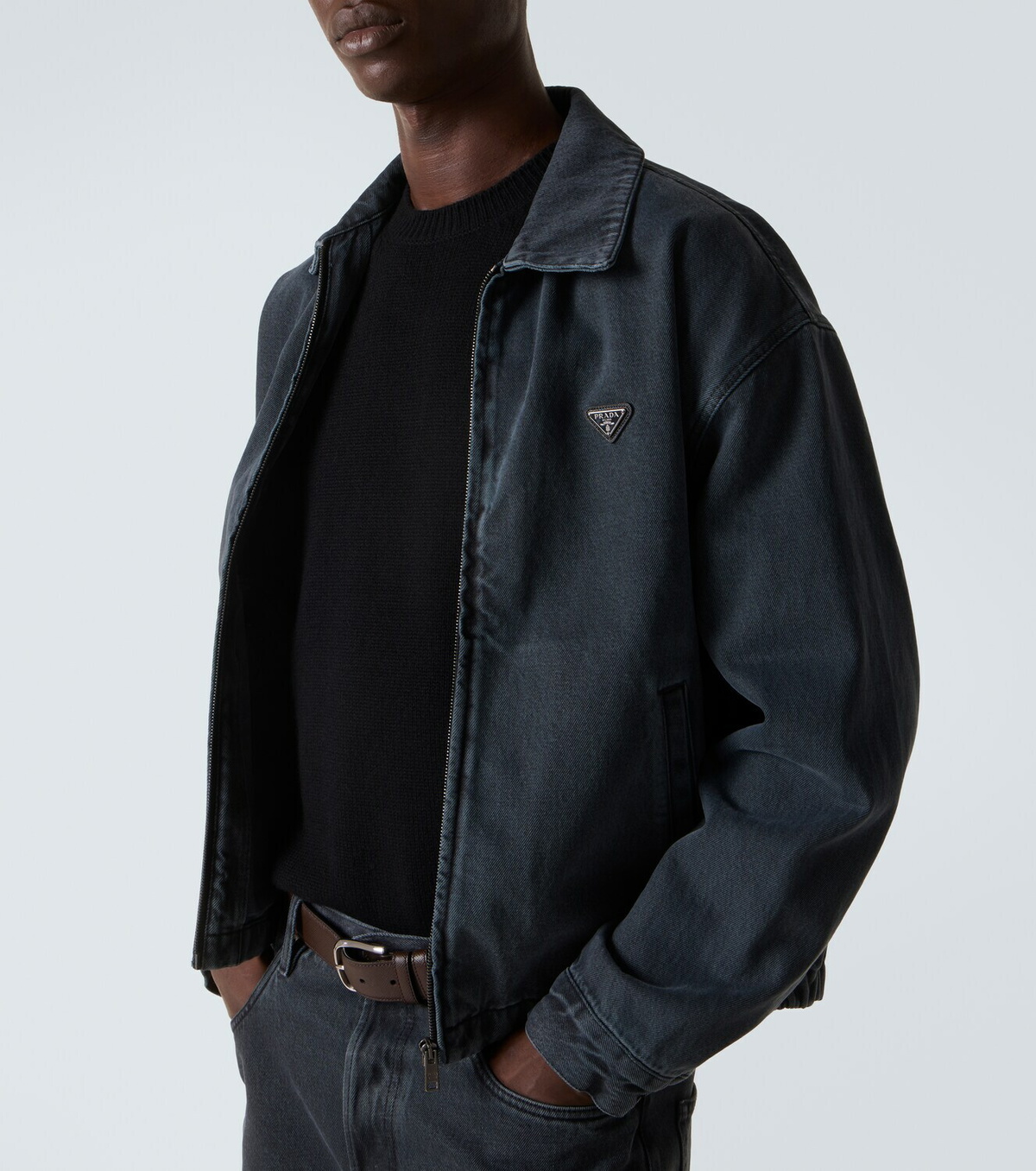 Prada Denim blouson jacket