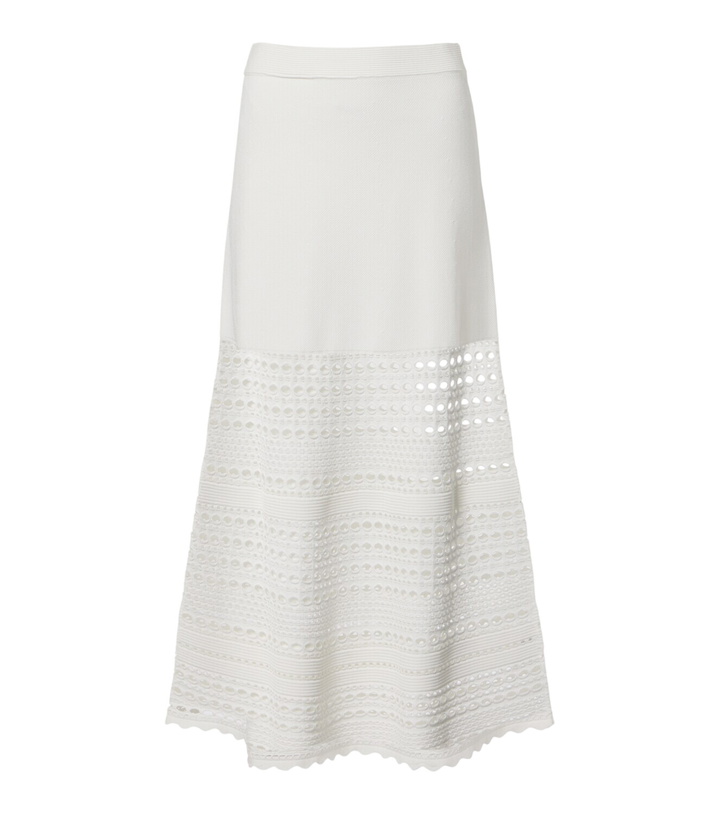 Photo: Simkhai Westly open-knit midi skirt
