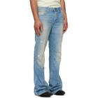 COÛT DE LA LIBERTÉ Blue Jimmy Sioux Stretch Flare Jeans