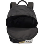 Dolce and Gabbana Black Logo Tape Backpack