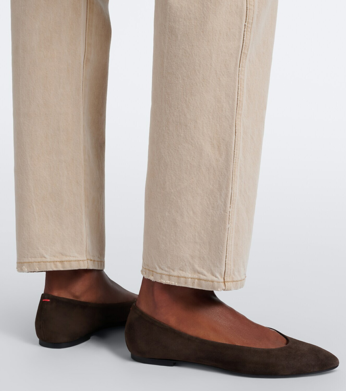 Aeyde Ellie suede ballet flats