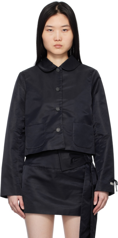 Photo: Sandy Liang Navy Shelby Jacket