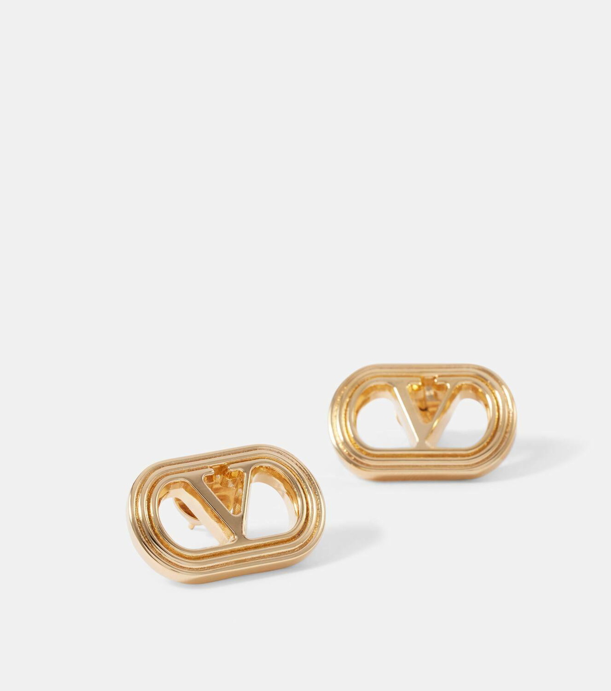 Ovalette VLogo Brass Necklace main image 1