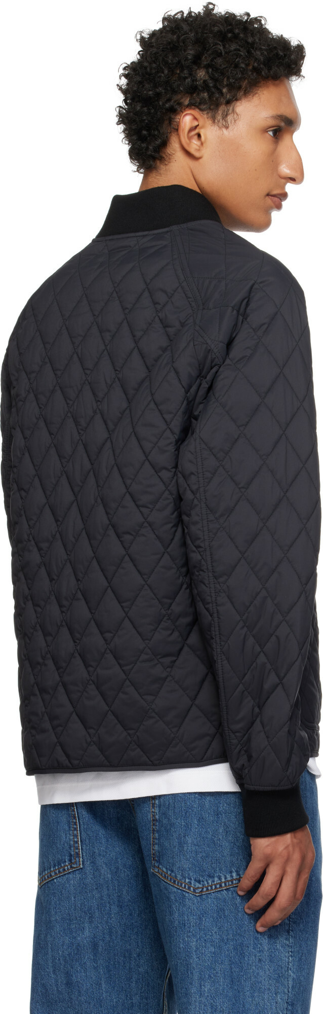 Burberry Black Quilted Nylon Jacket