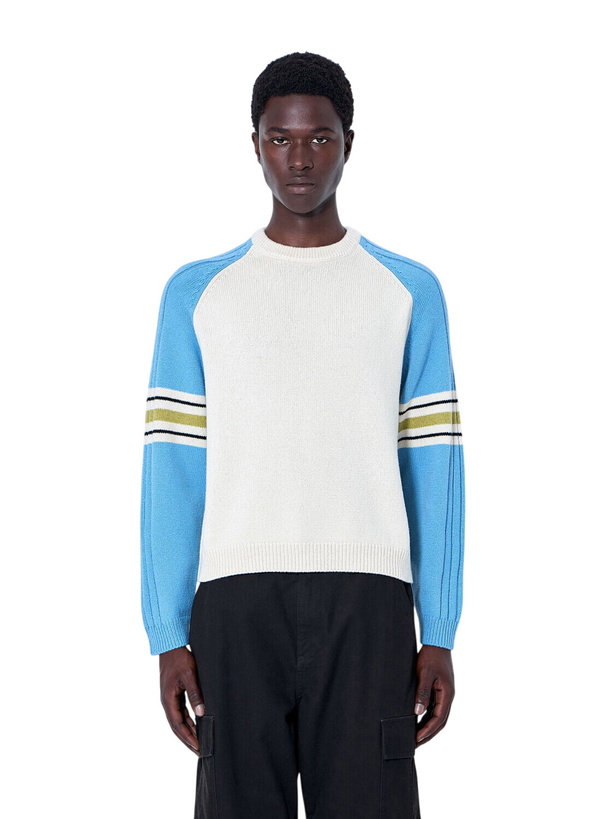 Photo: Stüssy Stripe Raglan Crewneck Sweatshirt