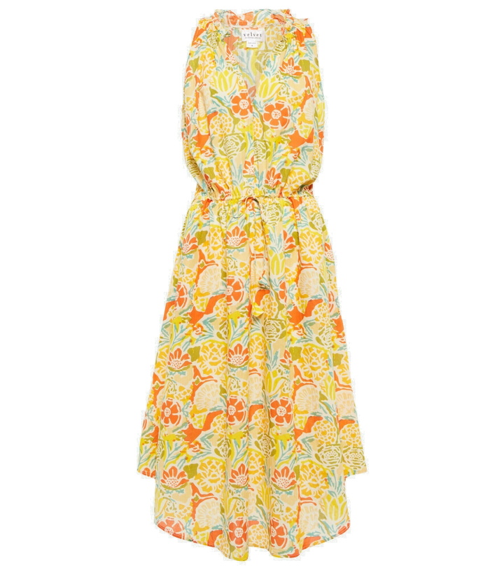 Photo: Velvet - Ramona printed midi dress