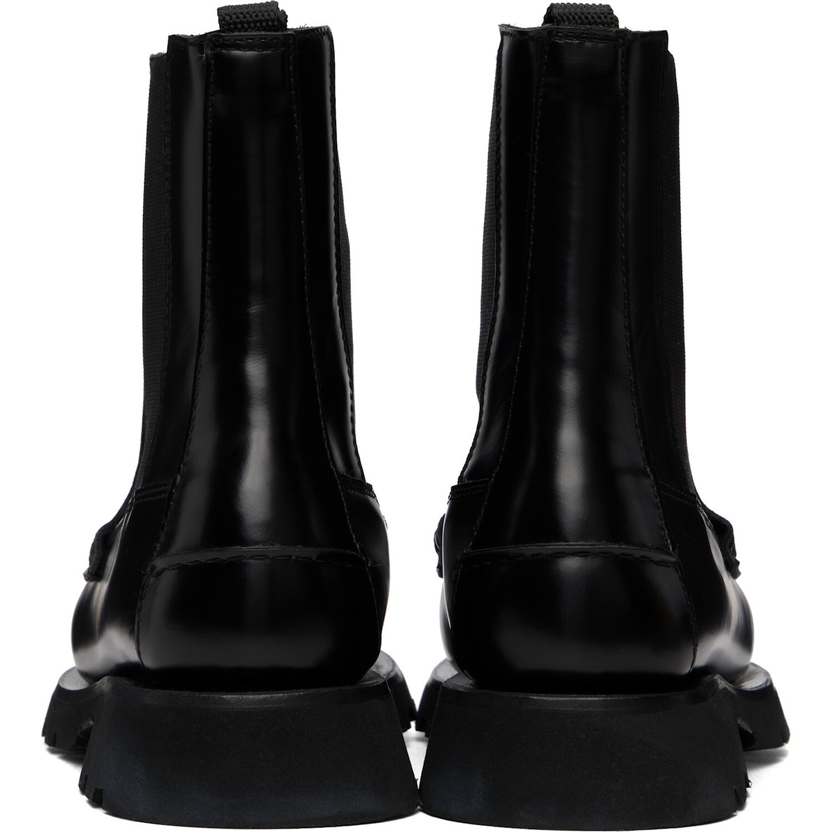HEREU Black Alda Sport Chelsea Boots