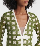 Giambattista Valli Open-knit minidress