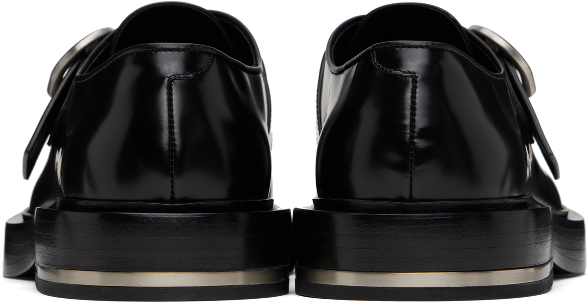 Jil Sander Black Leather Loafers