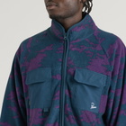 By Parra Men's Darwin Camo Fleece Jacket in Blue