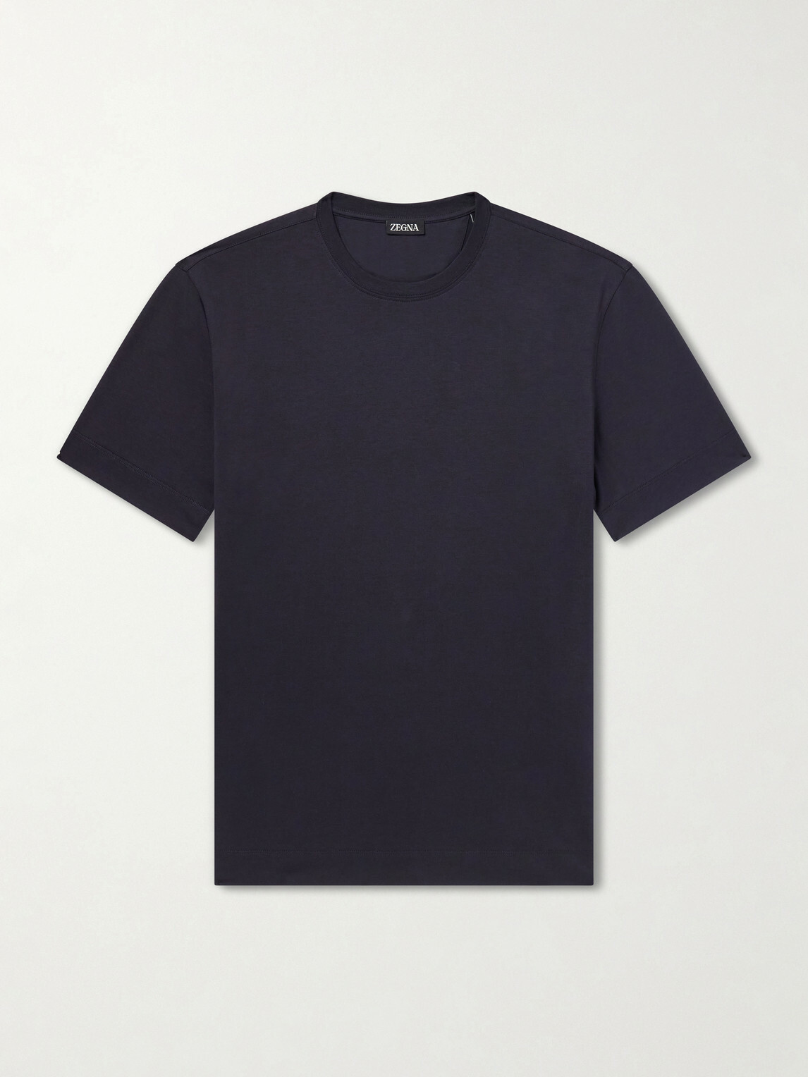 Zegna - Cotton-Jersey T-Shirt - Blue