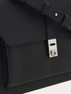 Ferragamo Mens Hug buckle briefcase in Black