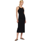 TOTEME Black Fluid Slip Maxi Dress