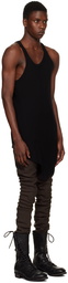 Julius Black Asymmetrical Tank Top