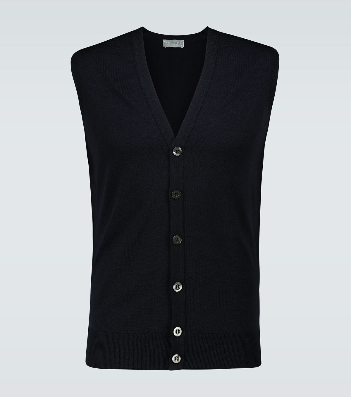 John Smedley - Stavely knitted wool vest