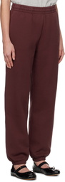ANINE BING Burgundy Karter Sweatpants