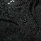 A.P.C. Men's Calecon Cabourg Trunk in Black