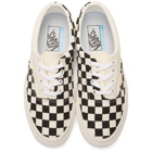 Vans Black and Off-White Checkerboard Era CRFT Sneakers