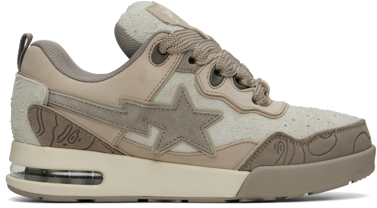 BAPE Beige BAPE FLIP STA #1 Sneakers