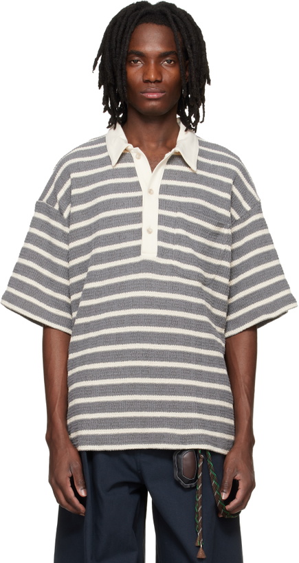 Photo: Song for the Mute Gray Gym Polo