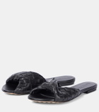 Bottega Veneta Blink Intrecciato leather slides
