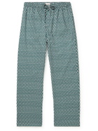 Derek Rose - Nelson Printed Cotton-Poplin Pyjama Trousers - Green